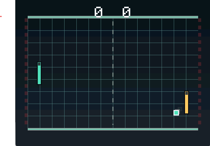 Screenshot of Pong