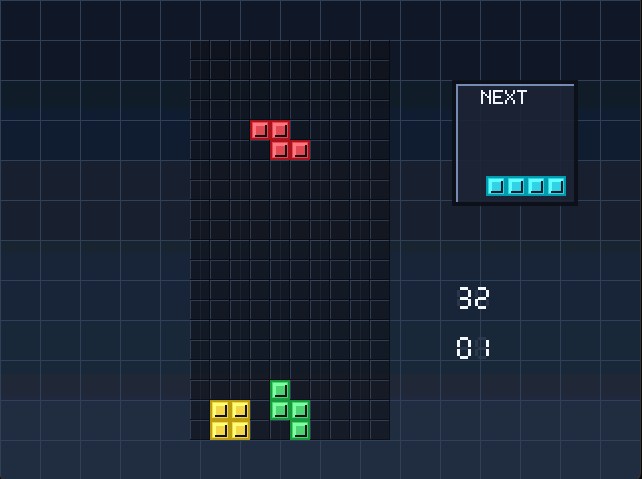 Screenshot of Tetris